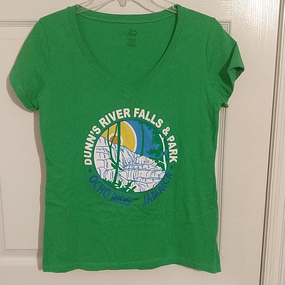 Never Worn Vibrant Green Destination Shirt